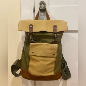 TSD Brand Hillside Canvas Backpack